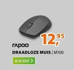 Expert Rapoo M100 Silent Multi-mode Draadloze Muis Zwart aanbieding