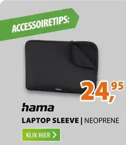 Expert Hama Laptop sleeve Neoprene 15,6 Zwart aanbieding