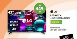 Expert LG 4K SMART 43UA73006LA (2025) aanbieding