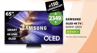 Expert Samsung OLED 4K 65S93F (2025) aanbieding
