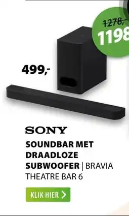 Expert Sony BRAVIA Theatre Bar 6 aanbieding