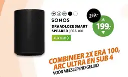 Expert Sonos ERA 100 Zwart aanbieding