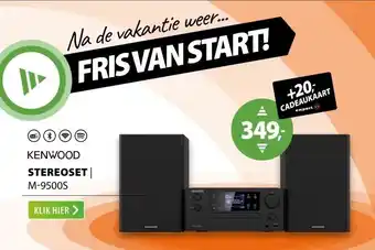 Expert Kenwood M-9500S Zwart aanbieding