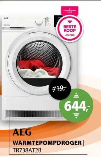 Expert AEG TR738AT2B aanbieding