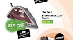 Expert Tefal FV6870 Rood aanbieding