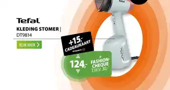 Expert Tefal DT9814 AeroSteam aanbieding