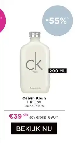 ICI Paris XL Calvin Klein CK One aanbieding