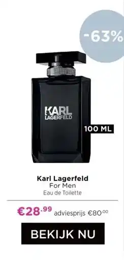 ICI Paris XL Karl Lagerfeld For Men aanbieding