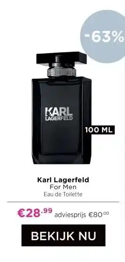 ICI Paris XL Karl Lagerfeld For Men aanbieding