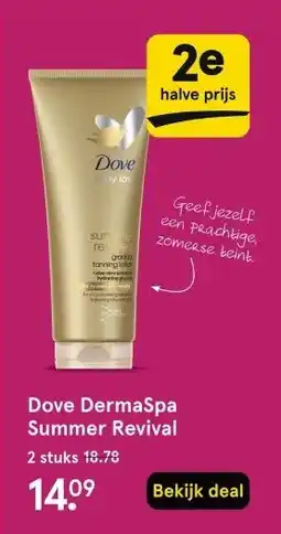 Etos Dove DermaSpa Summer Revival aanbieding