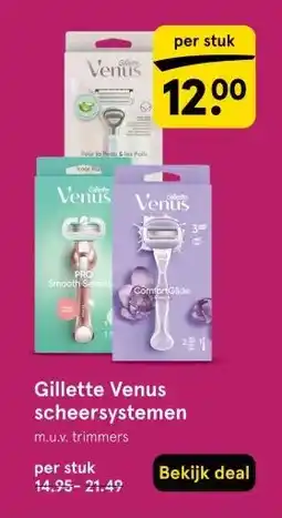 Etos Gillette Venus scheersystemen aanbieding