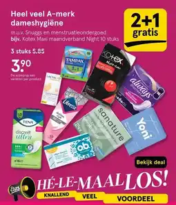 Etos Heel veel A-merk dameshygiëne aanbieding
