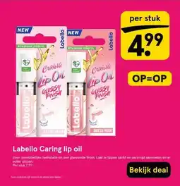 Etos Labello Caring lip oil aanbieding
