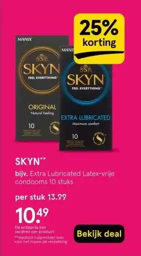 Etos SKYN** aanbieding