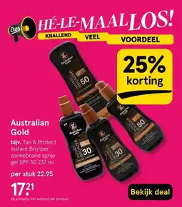 Etos Australian Gold aanbieding