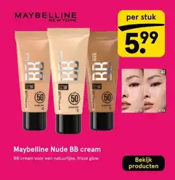 Etos Maybelline Nude BB cream aanbieding