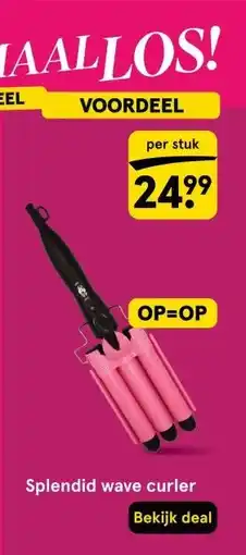 Etos Splendid wave curler aanbieding