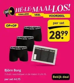 Etos Björn Borg aanbieding