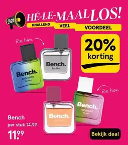 Etos Bench aanbieding