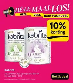 Etos Kabrita aanbieding