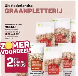 Ekoplaza Meesters van de Halm MUESLI aanbieding