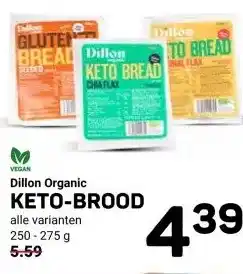Ekoplaza Dillon Organic KETO-BROOD aanbieding