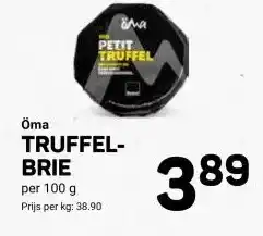 Ekoplaza Öma TRUFFEL- BRIE aanbieding