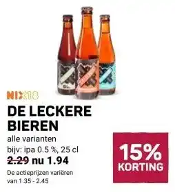 Ekoplaza NIX18 DE LECKERE BIEREN aanbieding