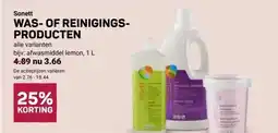 Ekoplaza Sonett WAS- OF REINIGINGS- PRODUCTEN aanbieding