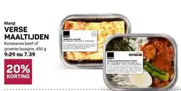 Ekoplaza Marqt VERSE MAALTIJDEN aanbieding