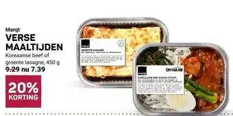 Ekoplaza Marqt VERSE MAALTIJDEN aanbieding