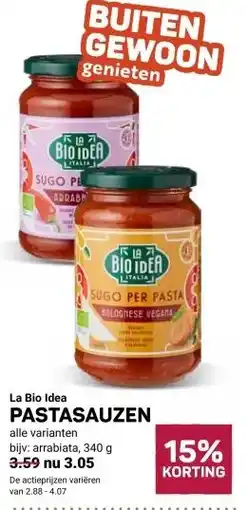 Ekoplaza La Bio Idea PASTASAUZEN aanbieding