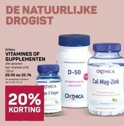 Ekoplaza Orthica VITAMINES OF SUPPLEMENTEN aanbieding