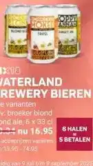 Ekoplaza WATERLAND BREWERY BIEREN aanbieding