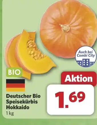 Combi Deutscher Bio Speisekürbis Hokkaido aanbieding