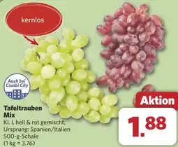 Combi Tafeltrauben Mix aanbieding