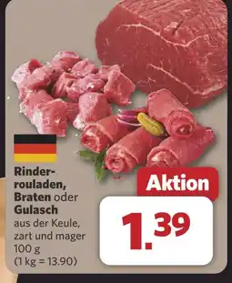 Combi Rinder- rouladen, Braten oder Gulasch aanbieding