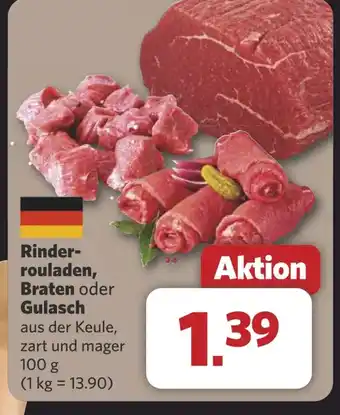 Combi Rinder- rouladen, Braten oder Gulasch aanbieding