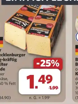 Combi Rücker Alt Mecklenburger rahmig-kräftig oder Alter Schwede aanbieding