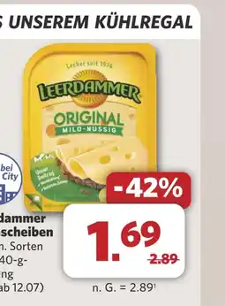 Combi Leerdammer Käsescheiben aanbieding