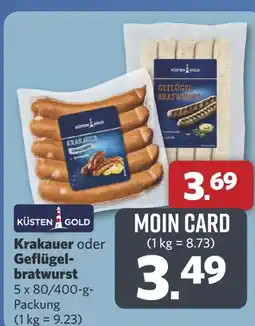 Combi Krakauer oder Geflügel- bratwurst aanbieding