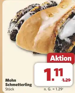 Combi Mohn Schmetterling Stück aanbieding