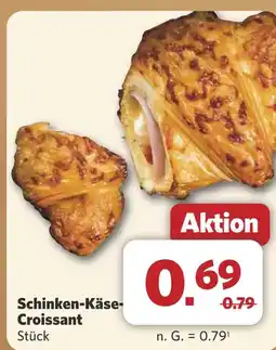 Combi Schinken-Käse Croissant Stück aanbieding