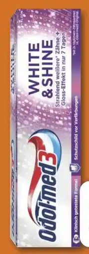 Combi Odol-med3 Zahnpasta White&Shine, All in One oder Samt Weiss aanbieding