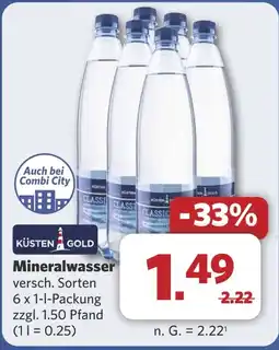 Combi Mineralwasser aanbieding