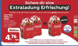 Combi Coca-Cola, Fanta oder Sprite aanbieding