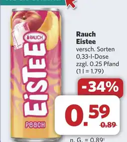 Combi Rauch Eistee aanbieding