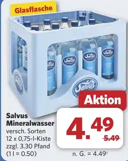 Combi Salvus Mineralwasser aanbieding