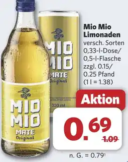 Combi Mio Mio Limonaden aanbieding
