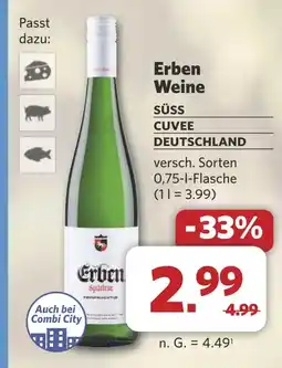 Combi Erben Weine aanbieding